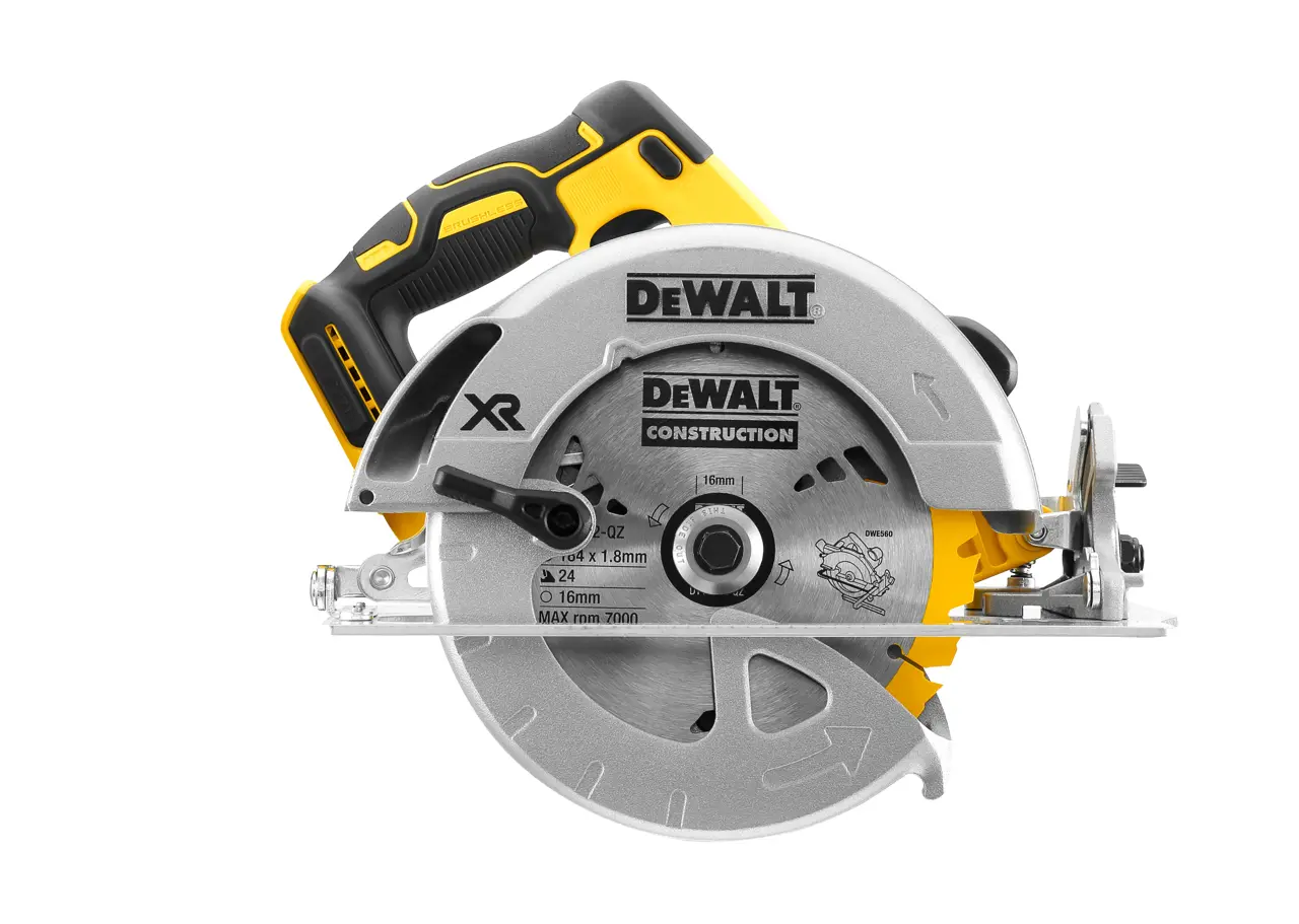 เลื่อยวงเดือนไร้สายไร้แปรงถ่าน 20V Max ขนาด 184 มม. (เครื่องเปล่า) DEWALT รุ่น DCS570N-B1 ราคา ฿6,325