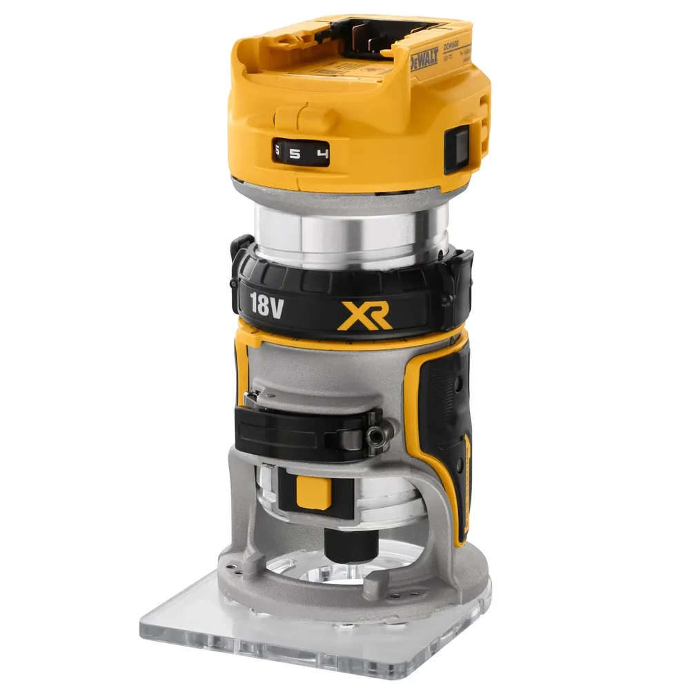 เครื่องเซาะร่อง ลามิเนตทริมเมอร์ 1/4" ไร้สาย ไร้แปรงถ่าน 18V (เครื่องเปล่า) DEWALT รุ่น DCW600N-XJ ราคา ฿7,810