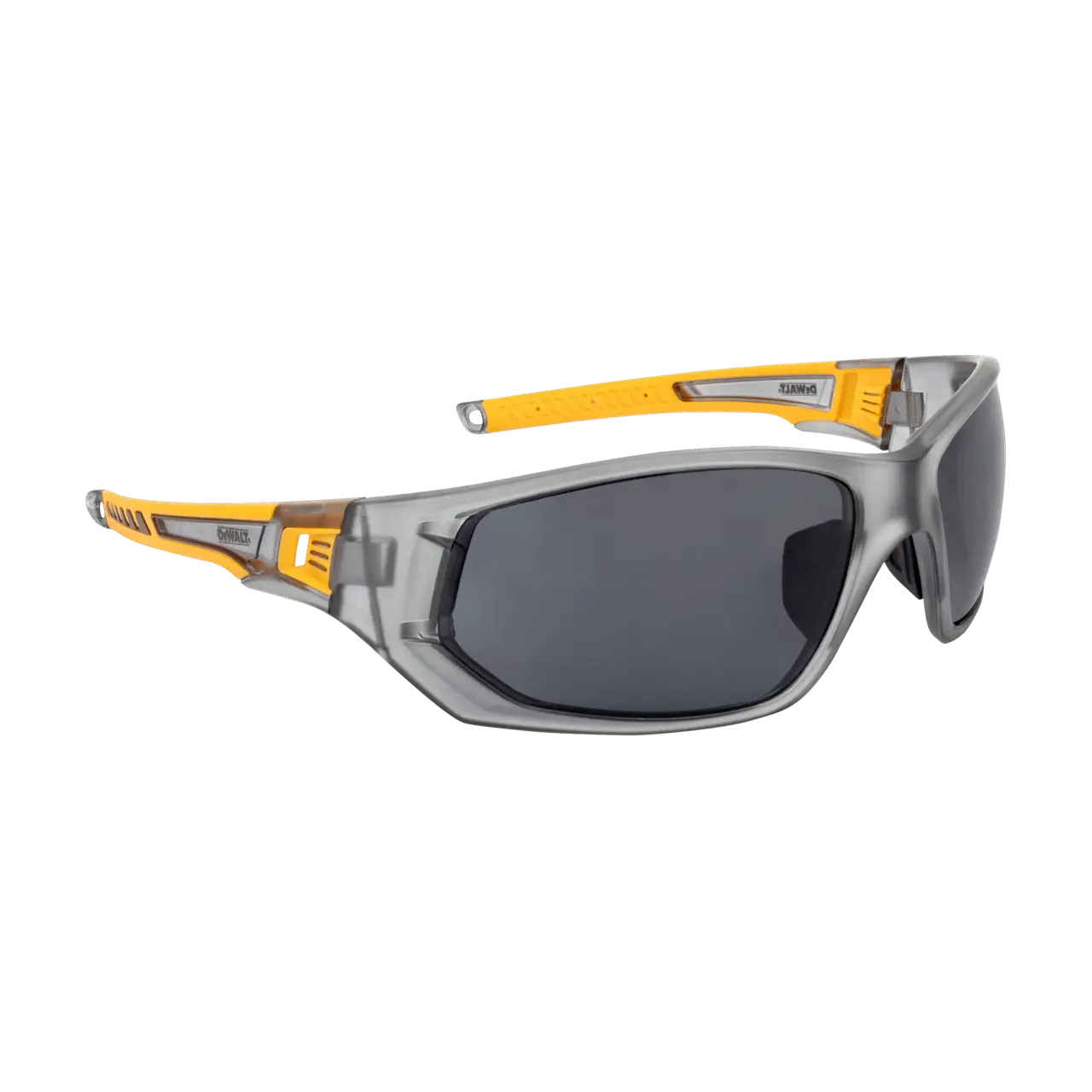 แว่นตานิรภัย Miter™ Protective Eyewear (กรอบสีเทา/เหลือง เลนส์สีควัน) DEWALT รุ่น DPG112-2D-EU ราคา ฿294