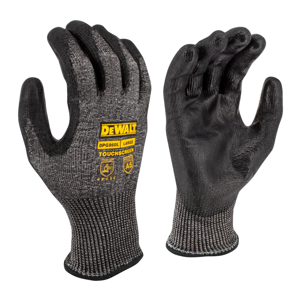 ถุงมือกันบาด สำหรับ Touch Screen ไซส์ L DEWALT รุ่น DPG860L ราคา ฿221.4
