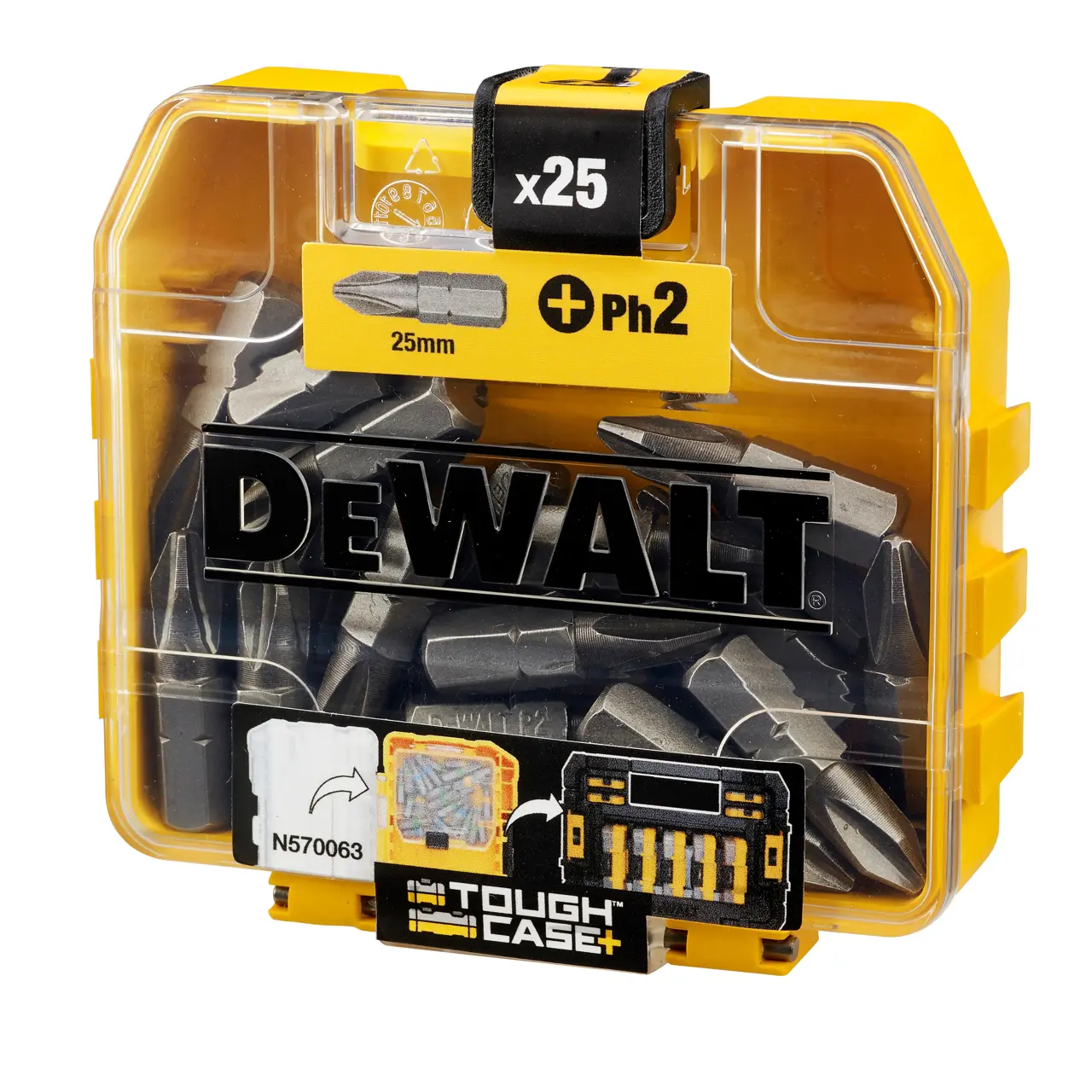 ชุดดอกไขควง PH2 จำนวน 25 ชิ้น DEWALT รุ่น DT71522-QZ ราคา ฿135.6