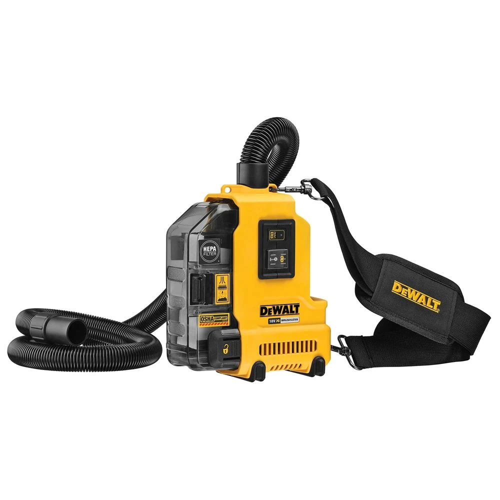 เครื่องดูดฝุ่นไร้สาย 18V สะพายข้าง เครื่องเปล่า DEWALT รุ่น DWH161N-XJ ราคา ฿4,290