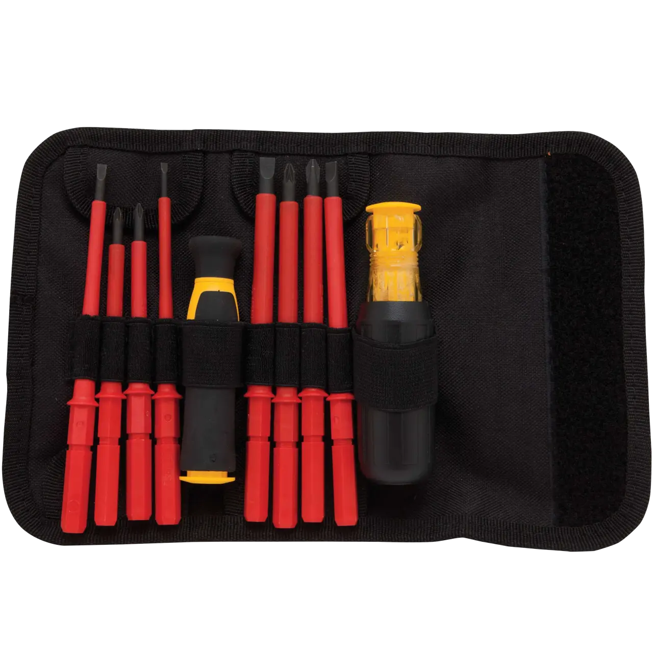 ชุดไขควงหุ้มฉนวน 10 ชิ้น/ชุด พร้อมกระเป๋า DEWALT รุ่น DWHT66417 ราคา ฿1,139.4