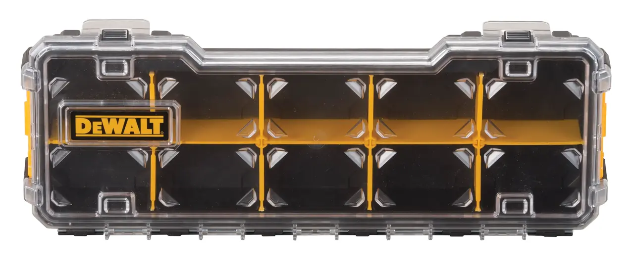 กล่องฝาใส Pro Organizer 10 ช่อง DEWALT รุ่น DWST14835 ราคา ฿487.8