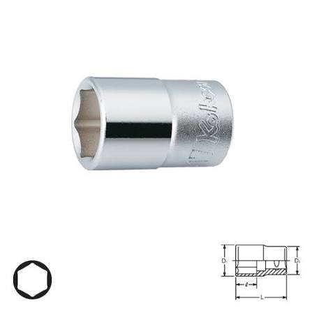 ลูกบ๊อกซ์สั้น KOKEN 6P #4400M 1/2" 11MM. ราคา ฿109.25