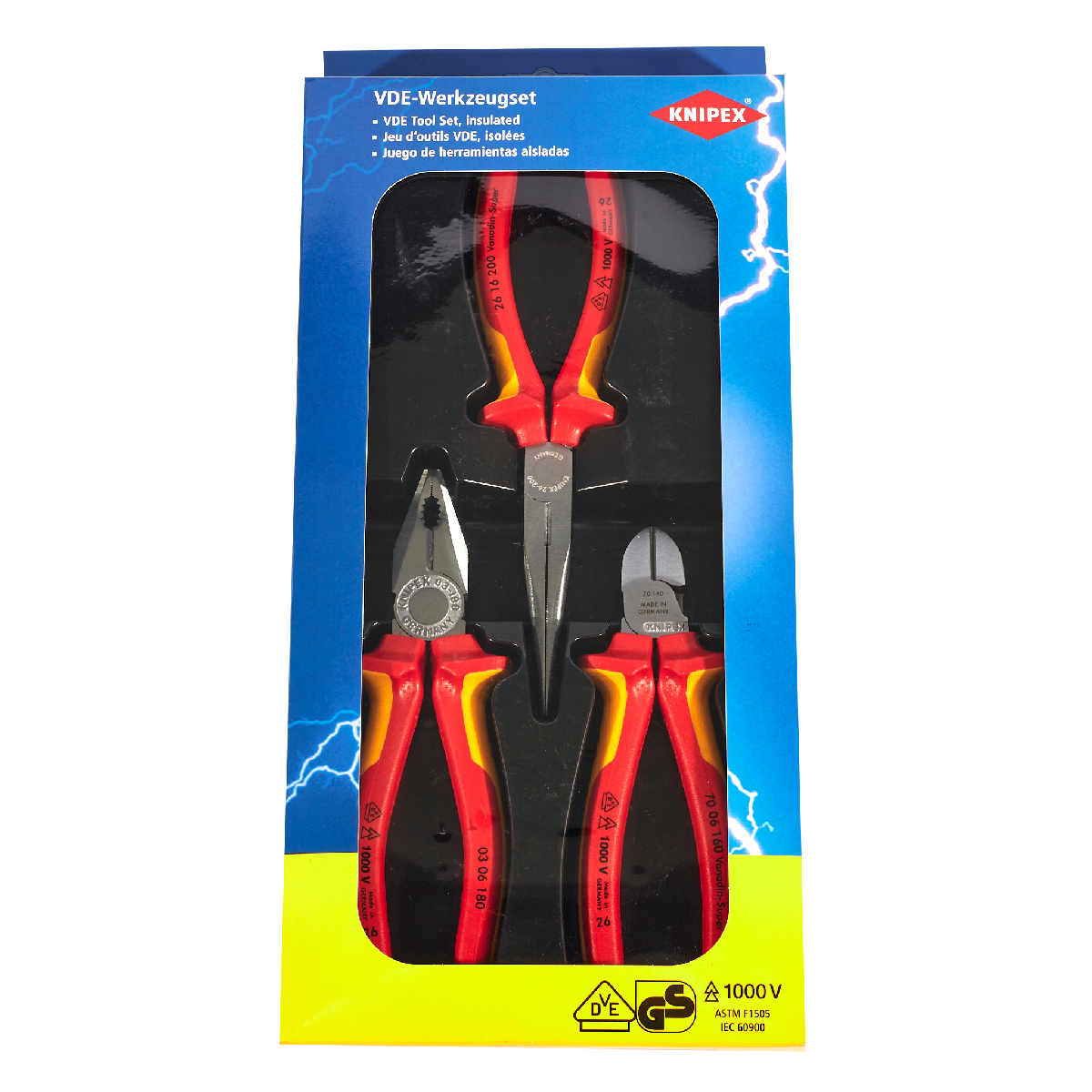 ชุดคีมกันไฟ KNIPEX รุ่น 002012 รูปที่ 4