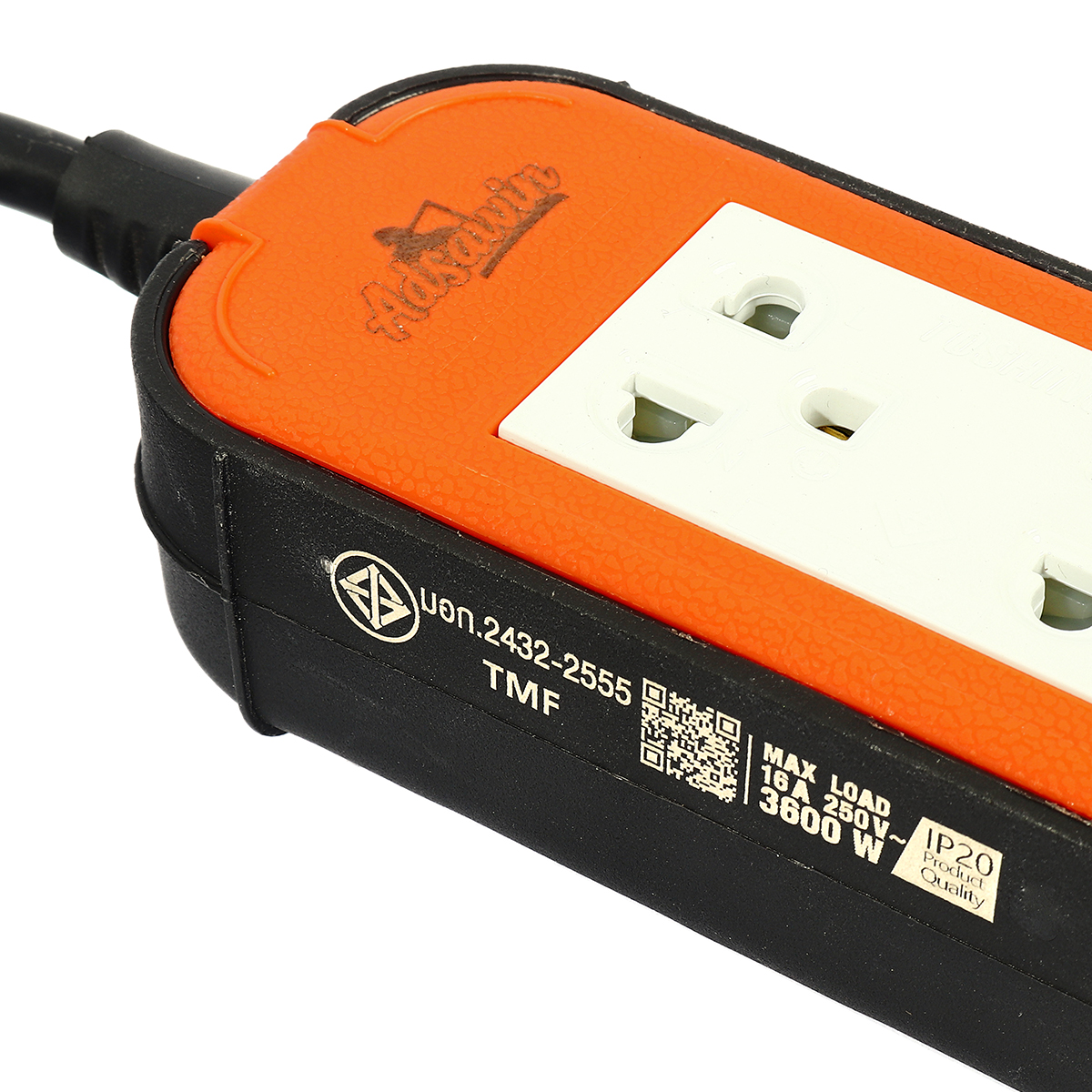 ปลั๊กบล็อกVCT3X1.5SQMM NOSWITCH ADSAWIN รุ่น MX315-10M รูปที่ 2