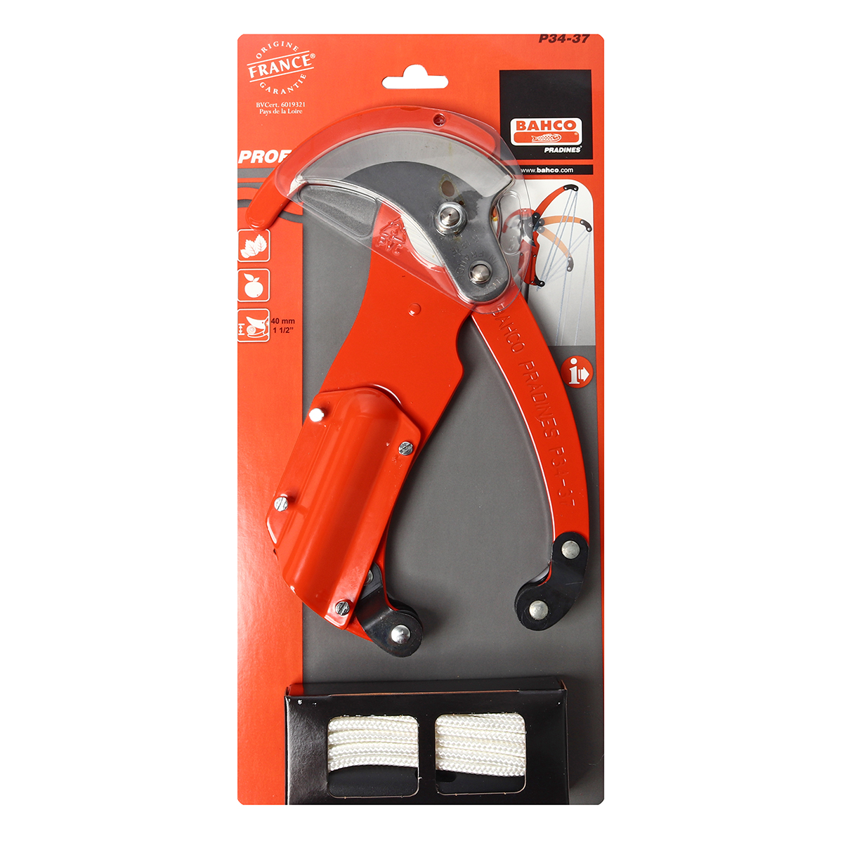 กรรไกรกระตุกใหญ่ 40 MM (P34-37) BAHCO รุ่น 2355 รูปที่ 2