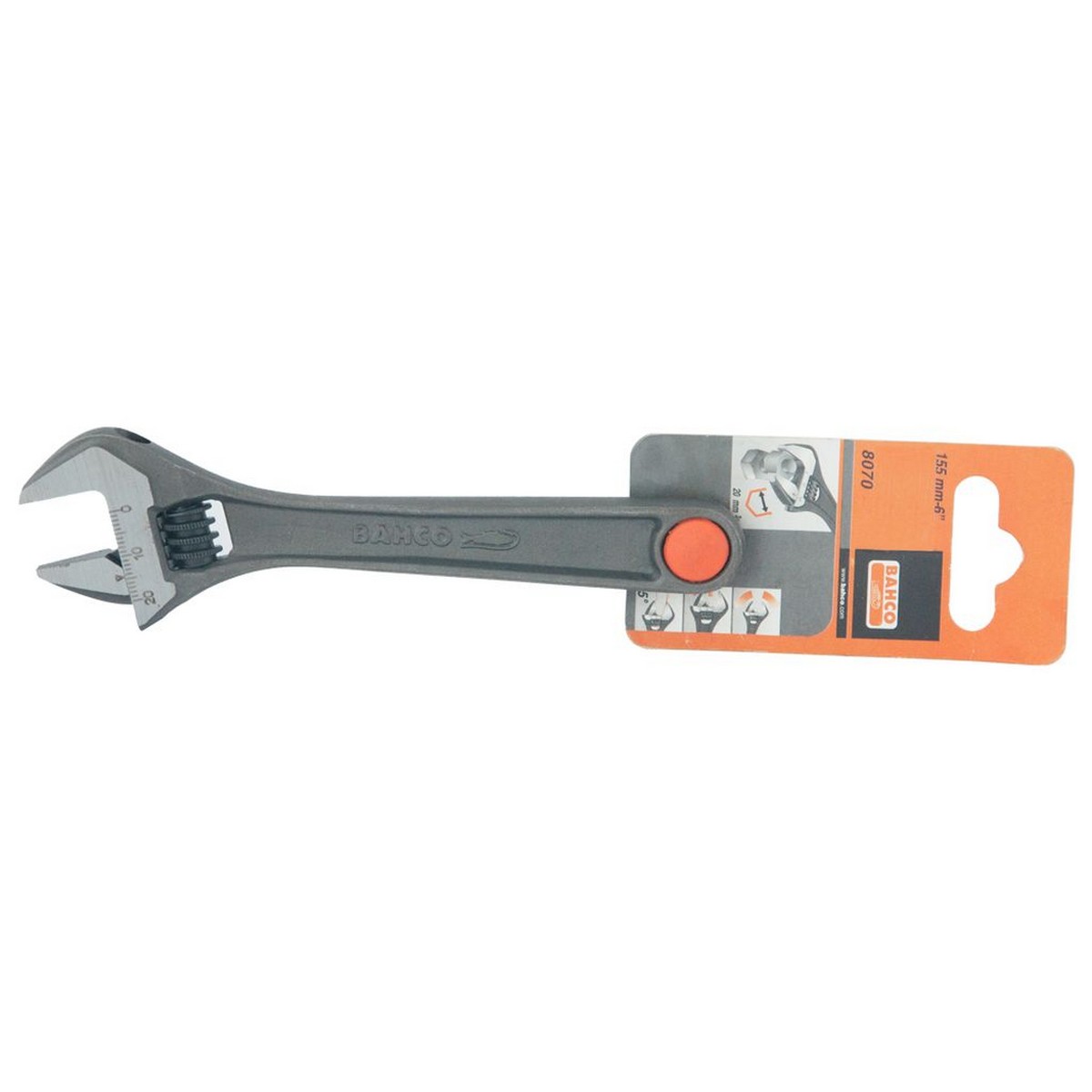 ประแจเลื่อน 6" (8070) BAHCO รุ่น 3406 ราคา ฿625.2