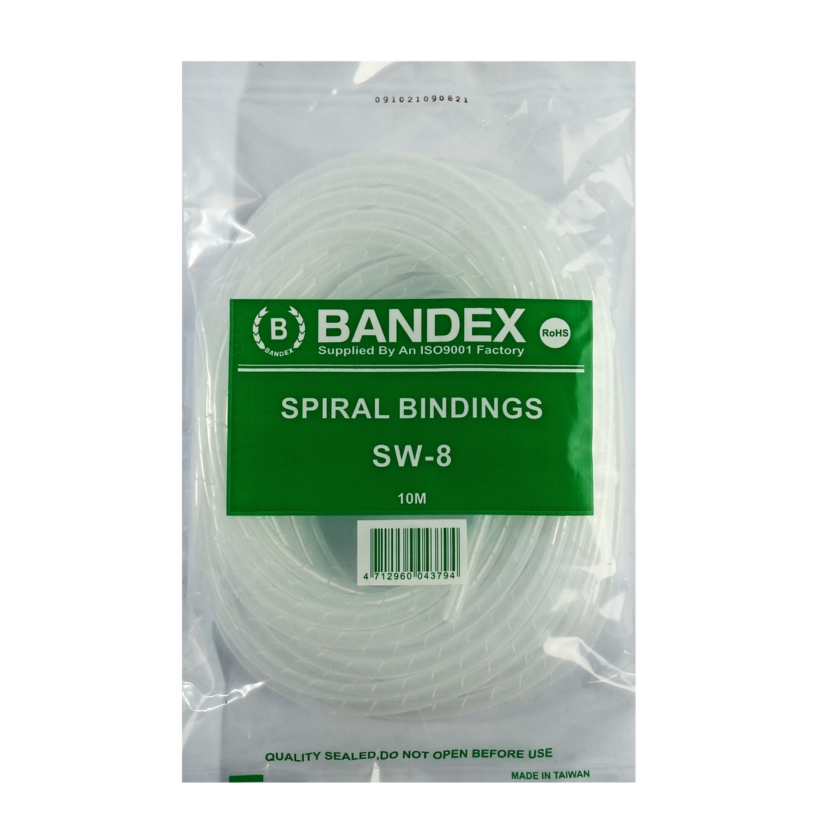 ไส้ไก่ พันสายไฟ 10 เมตร(สีขาว-ใส) SW-08 BANDEX รุ่น SW08 ราคา ฿73.2