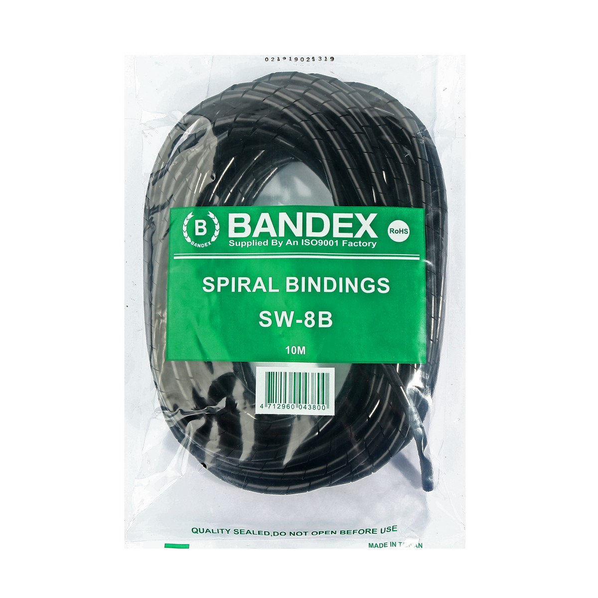 ไส้ไก่ พันสายไฟ 10 เมตร(สีดำ) SW-08B BANDEX รุ่น SW08B ราคา ฿92.4