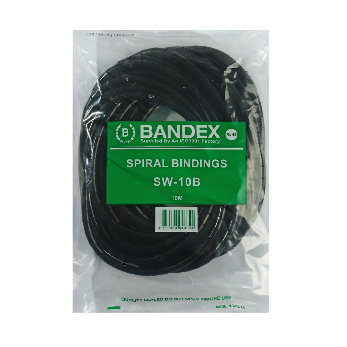 ไส้ไก่ พันสายไฟ 10 เมตร(สีดำ) SW-10B BANDEX รุ่น SW10B ราคา ฿97.2