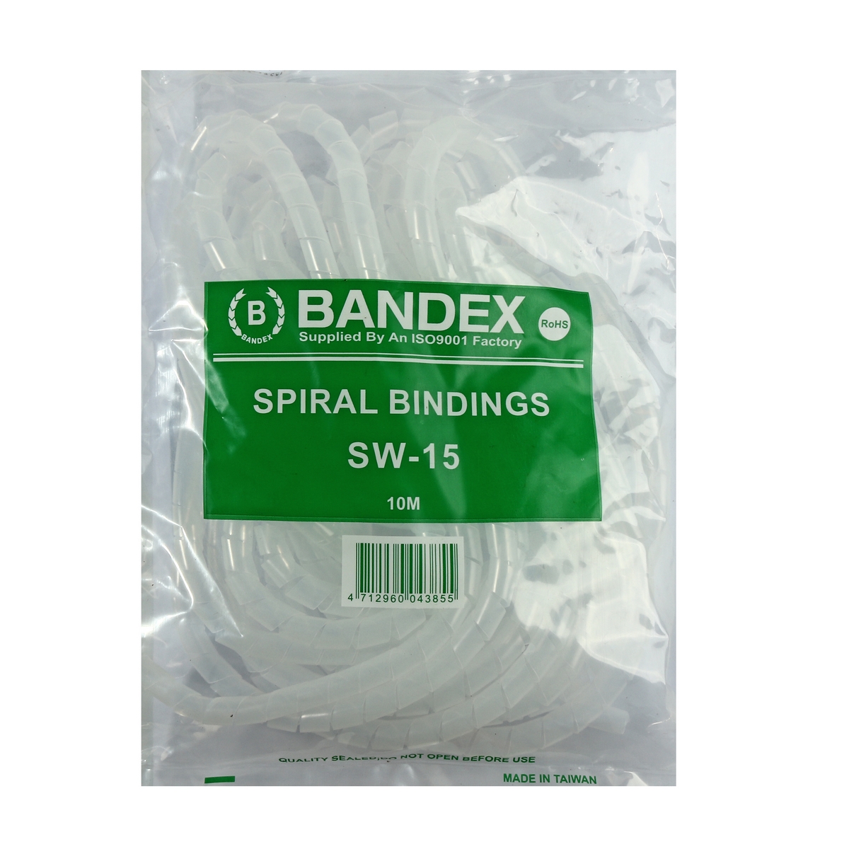 ไส้ไก่ พันสายไฟ 10 เมตร(สีขาว-ใส) SW-15 BANDEX รุ่น SW15 ราคา ฿117.6
