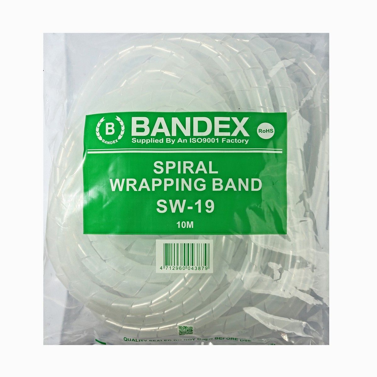 ไส้ไก่ พันสายไฟ 10 เมตร(สีขาว-ใส) SW-19 BANDEX รุ่น SW19 ราคา ฿154.8