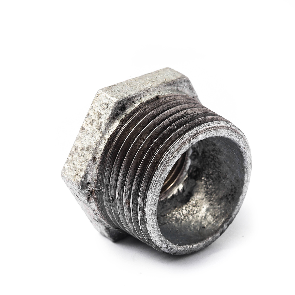ข้อลดเหลี่ยมเหล็ก 1"X1/2" BC รูปที่ 2
