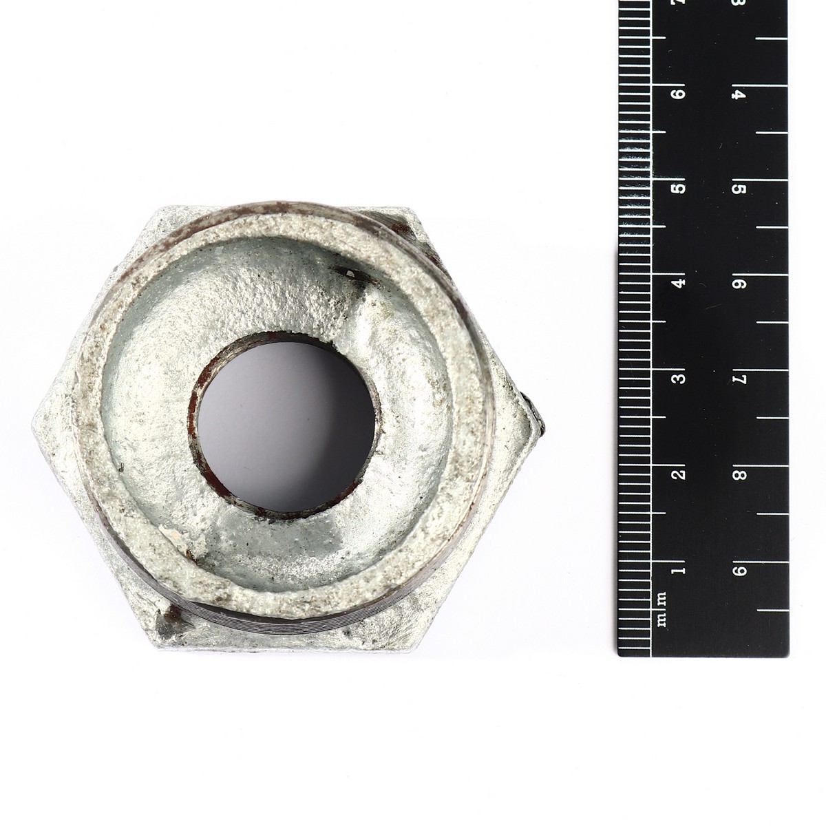 ข้อลดเหลี่ยมเหล็ก 1.1/4"X1/2" BC รูปที่ 3