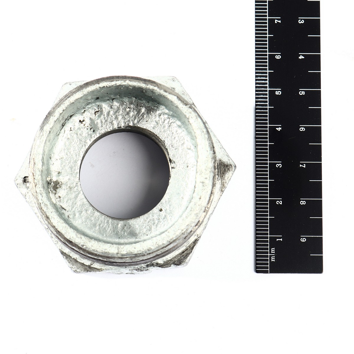 ข้อลดเหลี่ยมเหล็ก 1.1/2"X3/4" BC รูปที่ 3