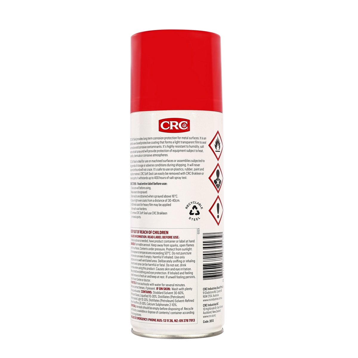 แว็กซ์สเปรย์ป้องกันสนิม 300 G. SOFT SEAL CRC รุ่น 3013 รูปที่ 2