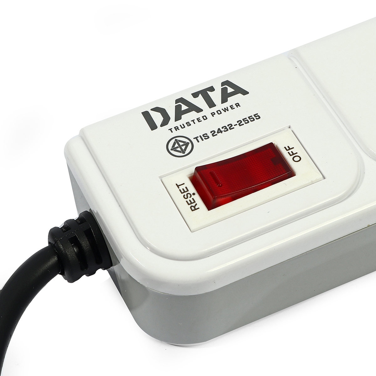 ปลั๊กรางไฟ 4ช่อง 1สวิตซ์ 5ม เทา DATA รุ่น AP4195 รูปที่ 3