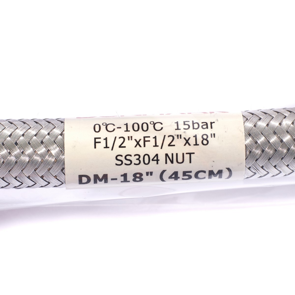 สายน้ำดีถักสแตนเลส 1/2" ยาว 18" DONMARK รุ่น DM-18P รูปที่ 3
