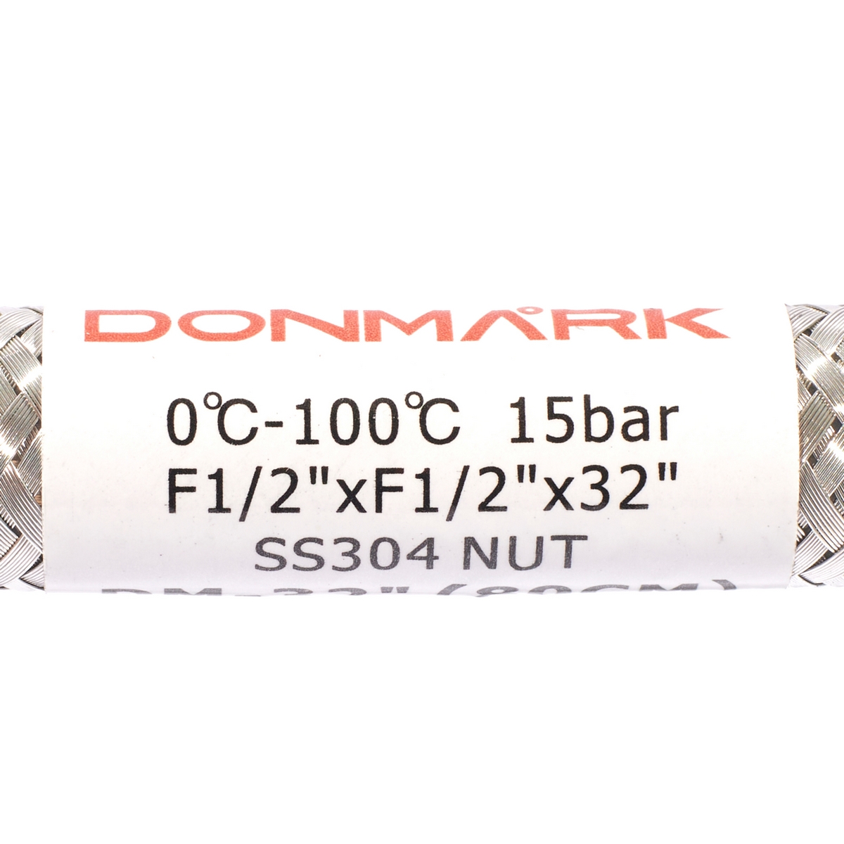 สายน้ำดีถักสแตนเลส 1/2" ยาว 32" DONMARK รุ่น DM-32P รูปที่ 3