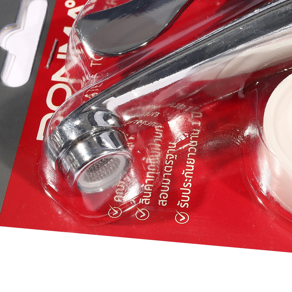 ก๊อกล้างหน้าชุบโครเมี่ยม แบบปัด DONMARK รุ่น MC401-6 รูปที่ 2