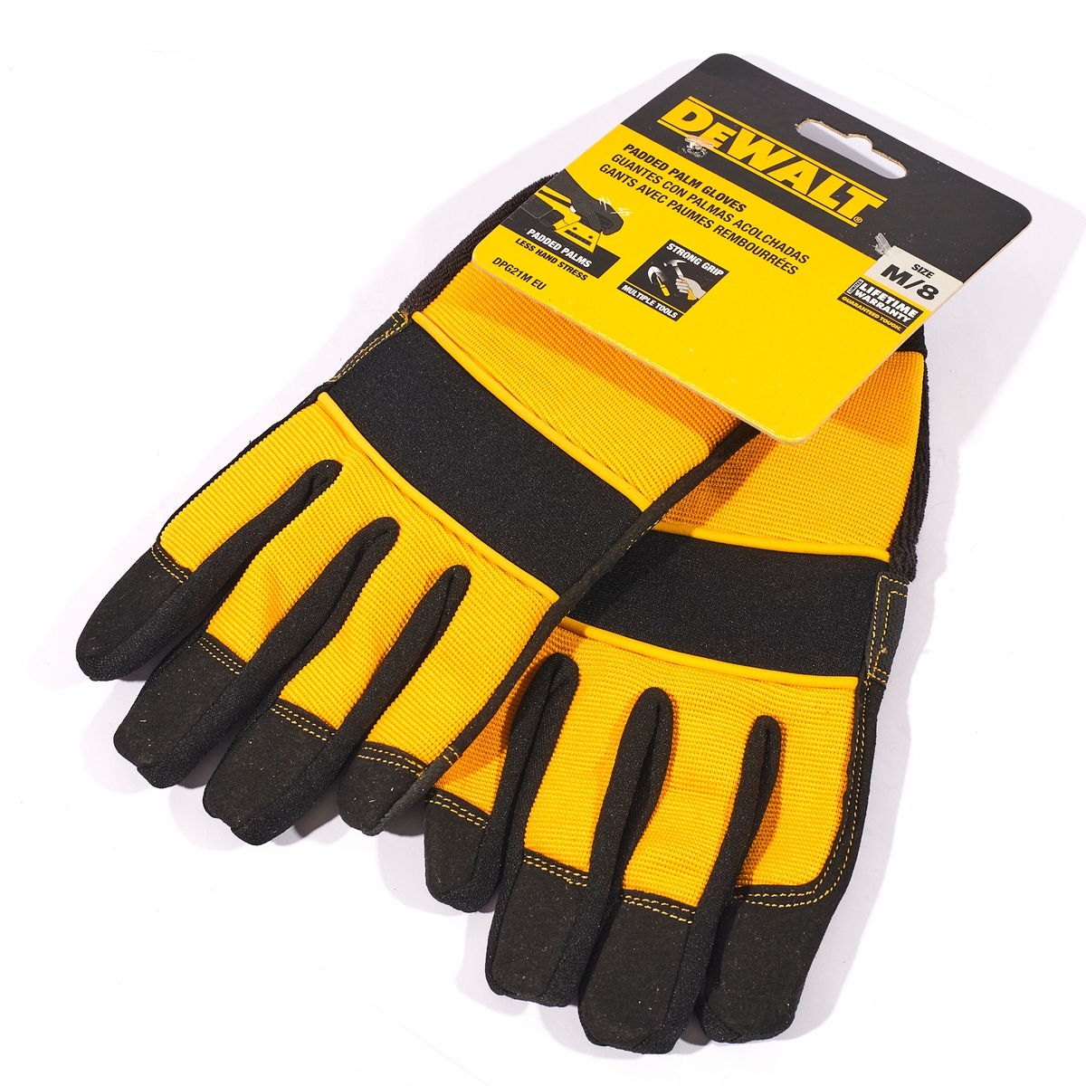ถุงมือ อเนกประสงค์ แบบหนา ไซส์ M DEWALT รุ่น DPG21M ราคา ฿840