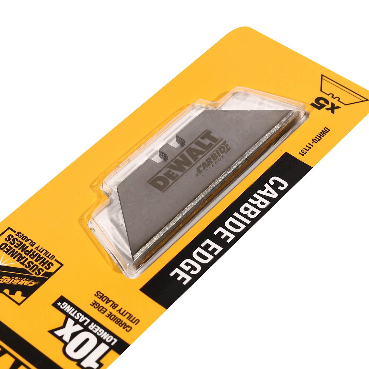 อะไหล่ใบมีดคางหมู CARBIDE (แพ็ค5 ใบ) DEWALT รุ่น DWHT0-11131 ราคา ฿105.6