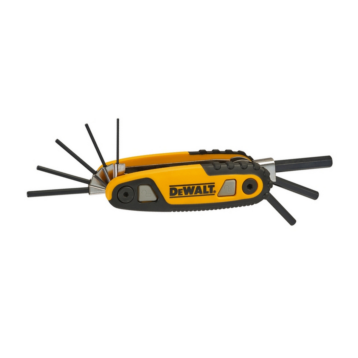 ประแจหกเหลี่ยมพับได้8ขนาด (2 -10 มม.) DEWALT รุ่น DWHT0-70263 ราคา ฿408