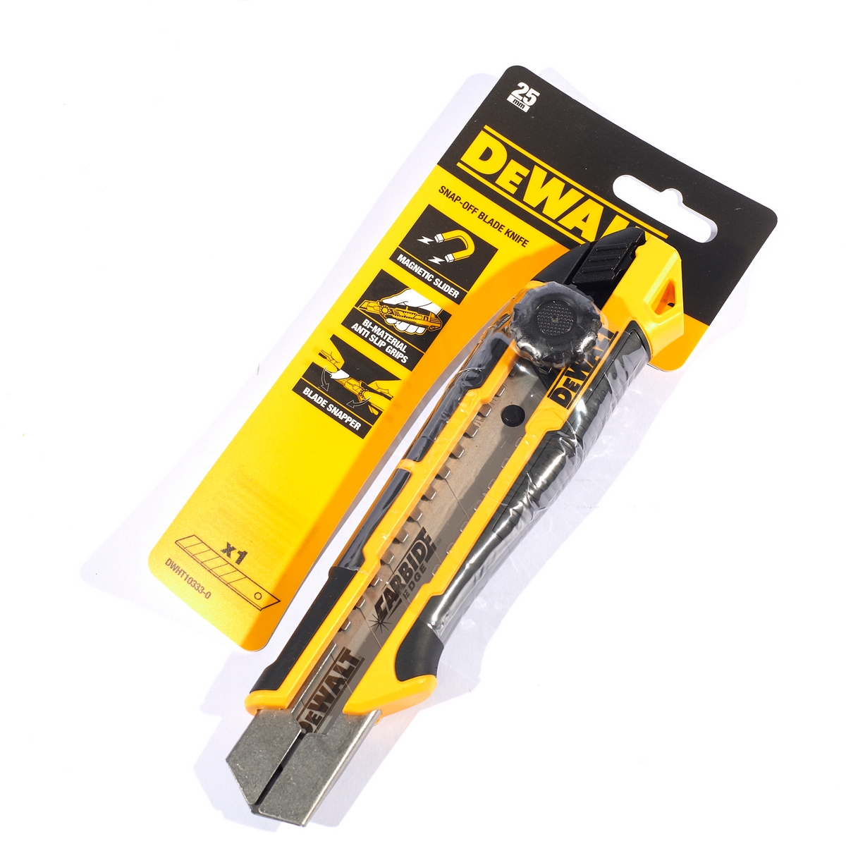 มีดคัตเตอร์ ขนาด 25 มม. DEWALT รุ่น DWHT10333-030 ราคา ฿246