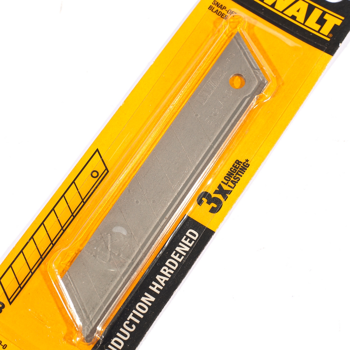 อะไหล่ใบมีดคัตเตอร์ HARDENED18 มม.(แพ็ค3ใบ DEWALT รุ่น DWHT11719-0 รูปที่ 3