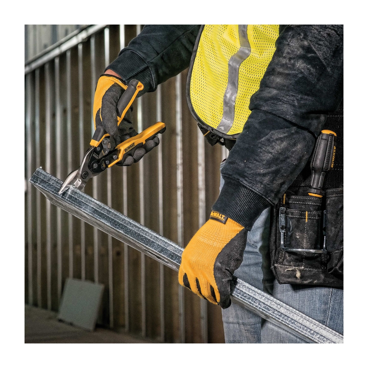 กรรไกรตัดสังกะสี ERGO AVIATION SNIP หัวตรง DEWALT รุ่น DWHT14675-0 รูปที่ 4