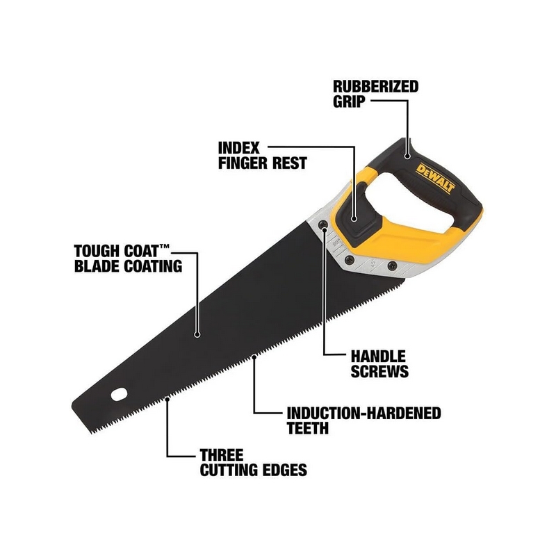 เลื่อยมือ 15 นิ้ว 8ฟัน DEWALT รุ่น DWHT20544L รูปที่ 3