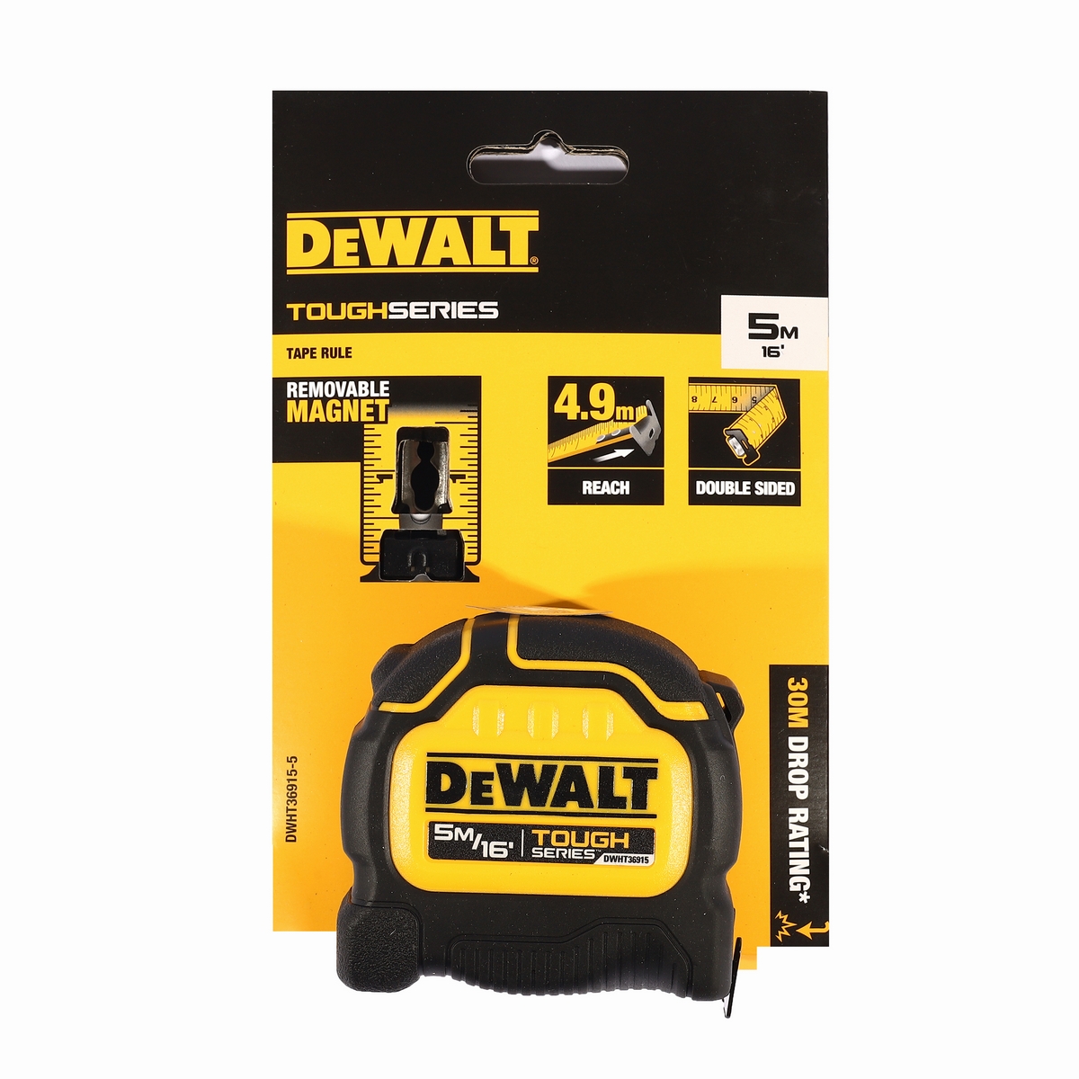 ตลับเมตร TOUGH TAPE ยาว 5เมตร DEWALT รุ่น DWHT36915-30 รูปที่ 4