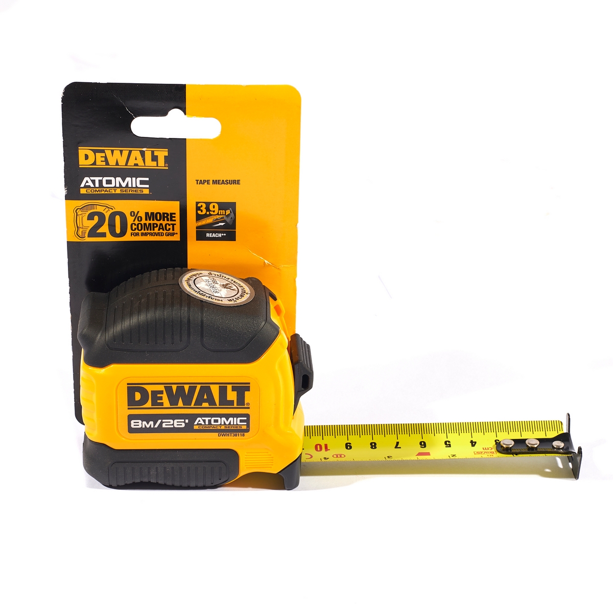 ตลับเมตร ATOMIC 8ม. ใบวัดพิมพ์2หน้า DEWALT รุ่น DWHT38118-30 รูปที่ 4