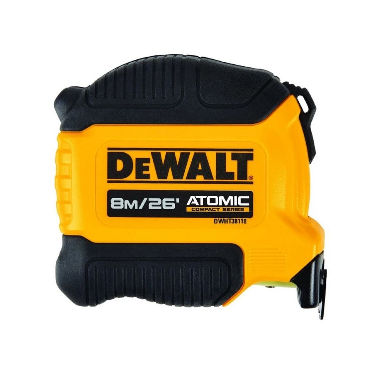 ตลับเมตร ATOMIC 8ม. ใบวัดพิมพ์2หน้า DEWALT รุ่น DWHT38118-30 ราคา ฿546
