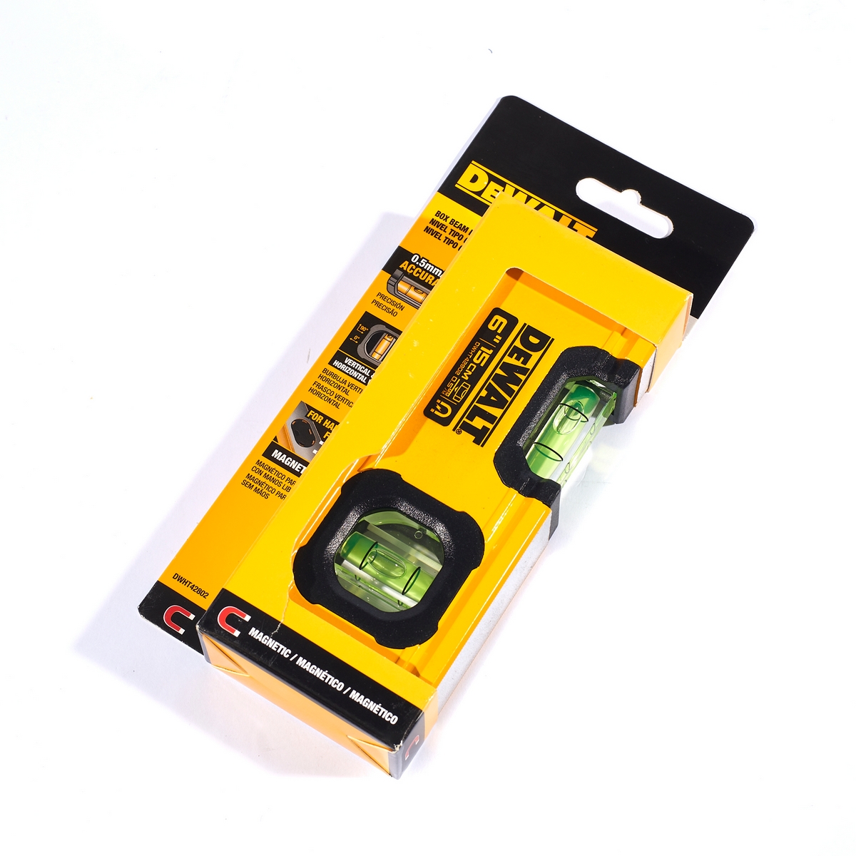 ระดับน้ำแบบพก BOX BEAM 6 นิ้ว แม่เหล็ก DEWALT รุ่น DWHT42802 รูปที่ 2