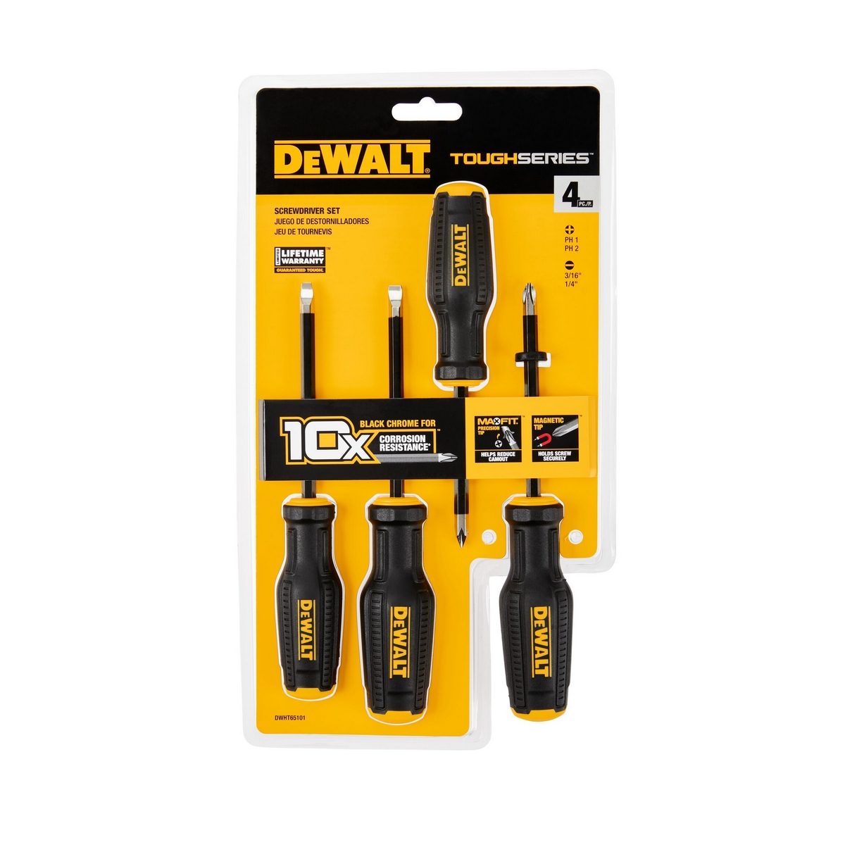 ชุดไขควง MAXFIT 4 ชิ้น/ชุด DEWALT รุ่น DWHT65101 รูปที่ 3