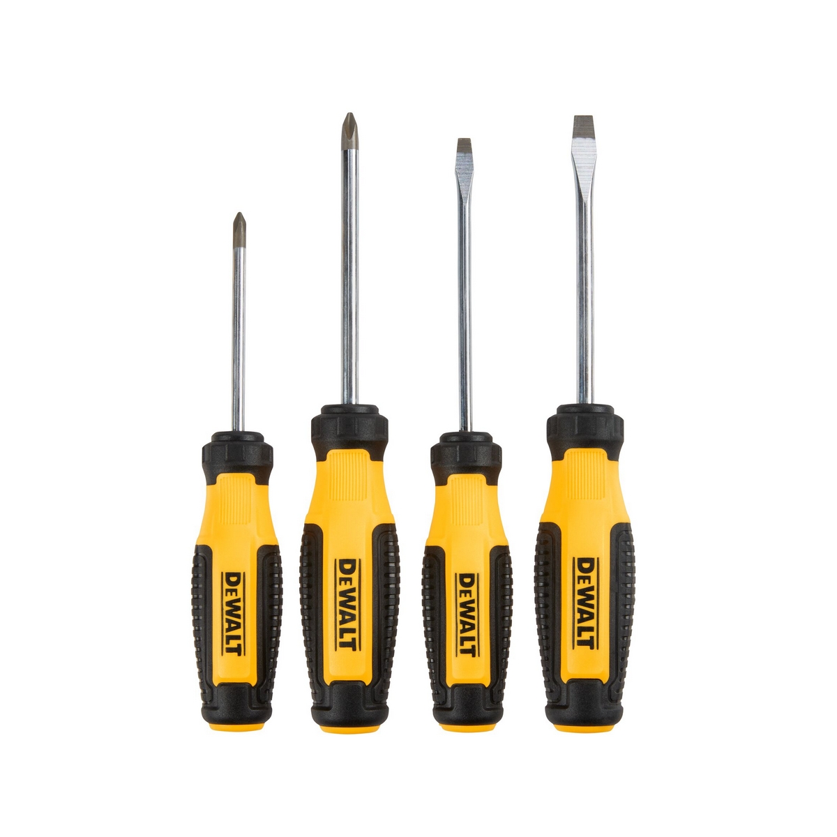 ชุดไขควง4ชิ้น (PH1,PH2 หัวแบน3/16",1/4") DEWALT รุ่น DWHT65200 รูปที่ 2