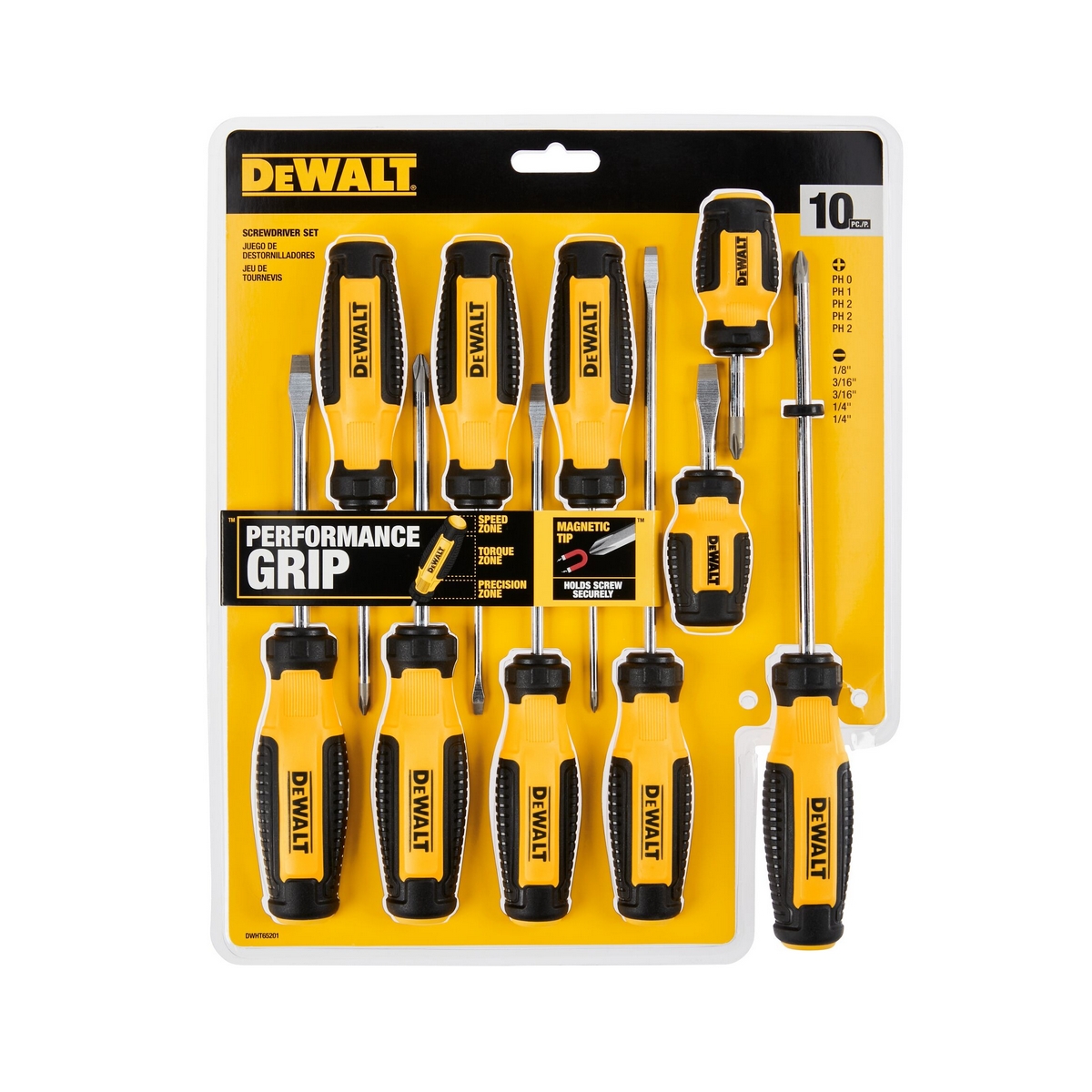 ชุดไขควง10 ชิ้น/ชุด DEWALT รุ่น DWHT65201 รูปที่ 3