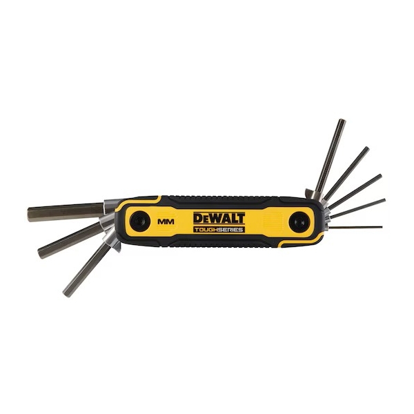 ประแจแอล6เหลี่ยม พับ-ล็อคได้ ขนาด 1.5-8 มม. DEWALT รุ่น DWHT70267 รูปที่ 3