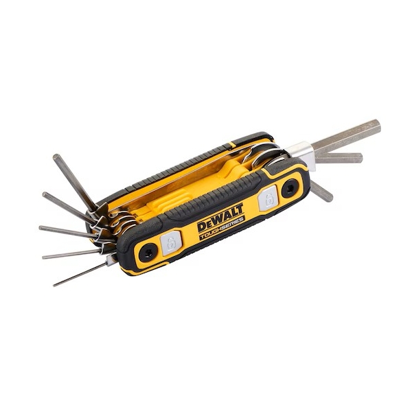 ประแจแอล6เหลี่ยม พับ-ล็อคได้ ขนาด 1.5-8 มม. DEWALT รุ่น DWHT70267 รูปที่ 4