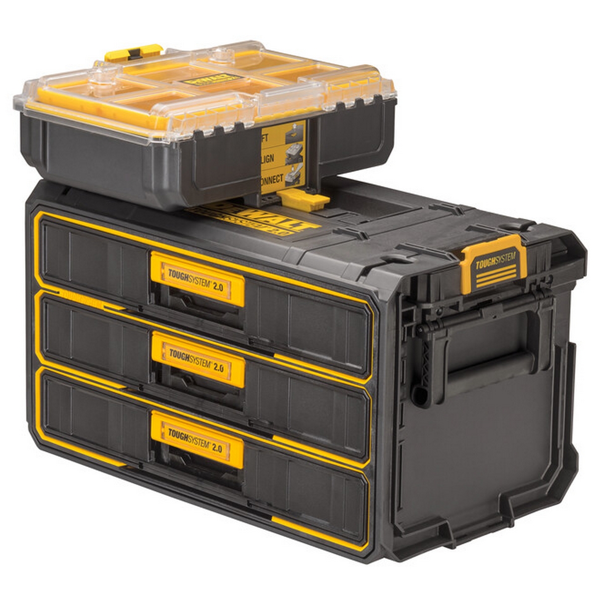 กล่องลิ้นชัก 3 ชั้น TOUGHSYSTEM 2.0 DEWALT รุ่น DWST08330-1 รูปที่ 5