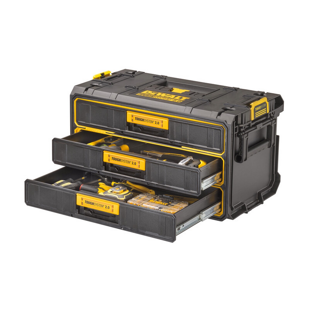 กล่องลิ้นชัก 3 ชั้น TOUGHSYSTEM 2.0 DEWALT รุ่น DWST08330-1 รูปที่ 4