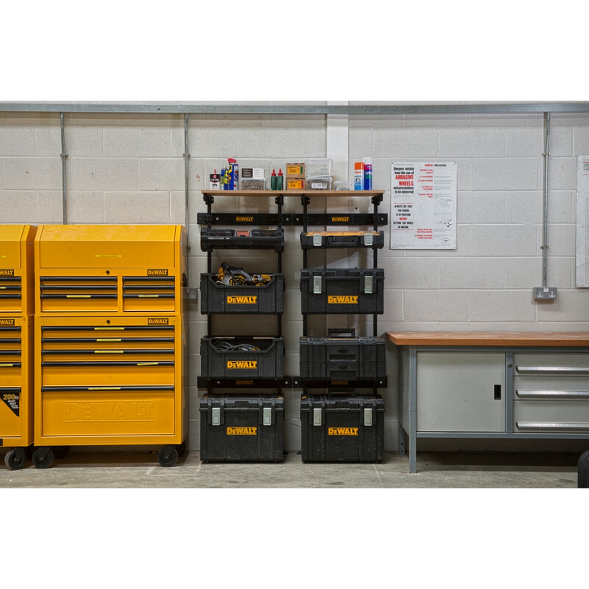 ชั้นวางกล่องแบบติดผนัง TOUGH SYSTEM DEWALT รุ่น DWST1-75694 รูปที่ 4