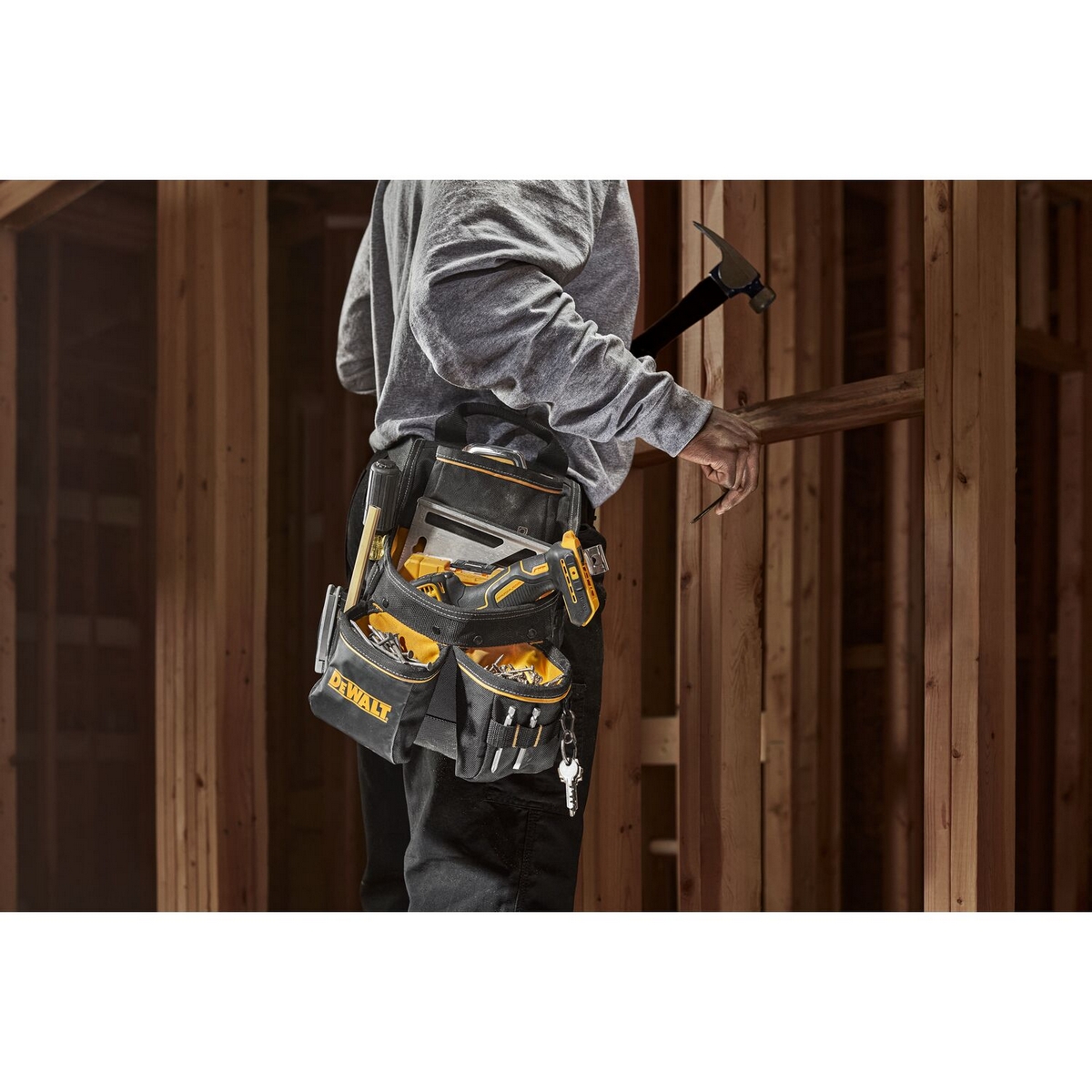 กระเป๋าคาดเอวพร้อมเข็มขัด แบบช่องคู่ DEWALT รุ่น DWST40201-1 รูปที่ 3