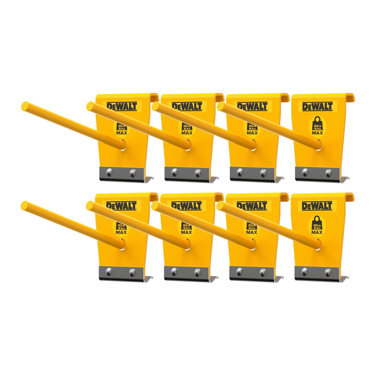 ชุดตะขอหมุดยึดเครื่องมือไฟฟ้า 8ชิ้น/ชุด DEWALT รุ่น DWST82817 รูปที่ 4