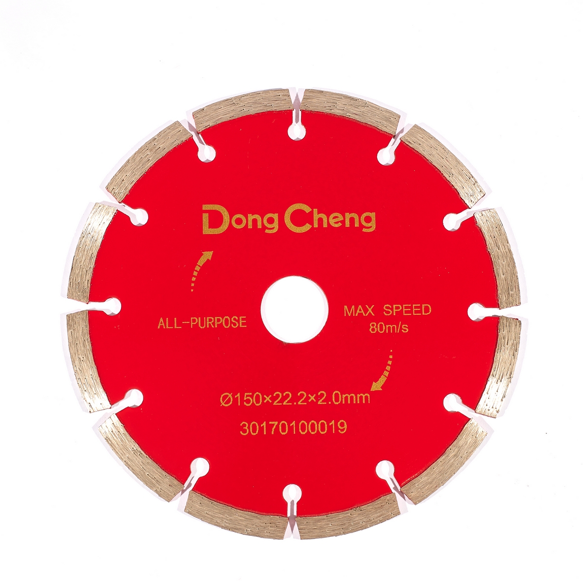 ใบเพชรตัดคอนกรีต 6" / 150X22.2X2.0MM DONG CHENG รุ่น DA-30170100019 ราคา ฿216