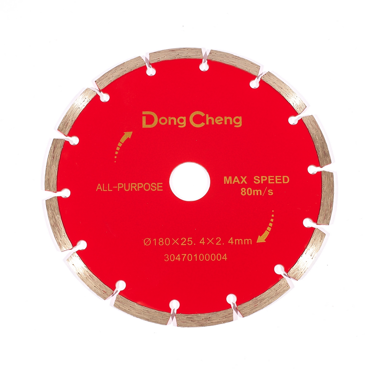 ใบเพชรตัดคอนกรีต 7" / 180X25.4X2.4MM DONG CHENG รุ่น DA-30470100004 ราคา ฿252