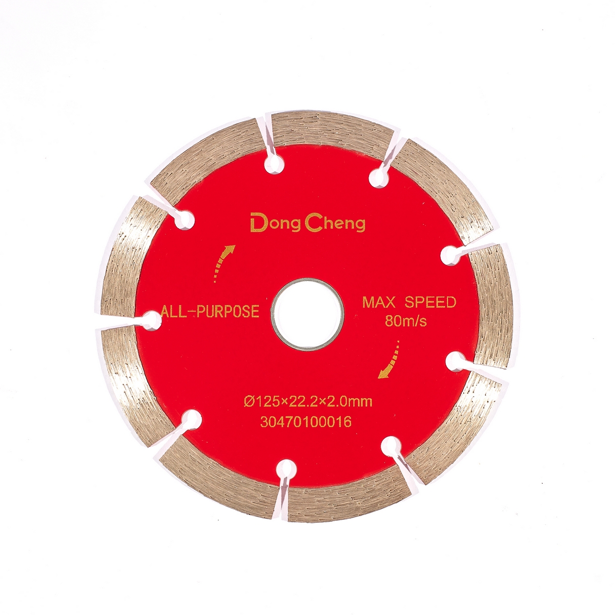 ใบเพชรตัดคอนกรีต 5" / 125X22.2X2.0MM DONG CHENG รุ่น DA-30470100016 ราคา ฿192